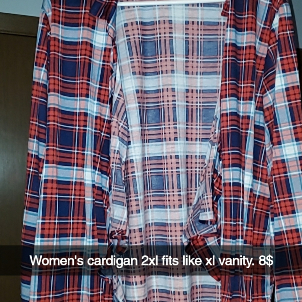 Maurices plaid cardigan